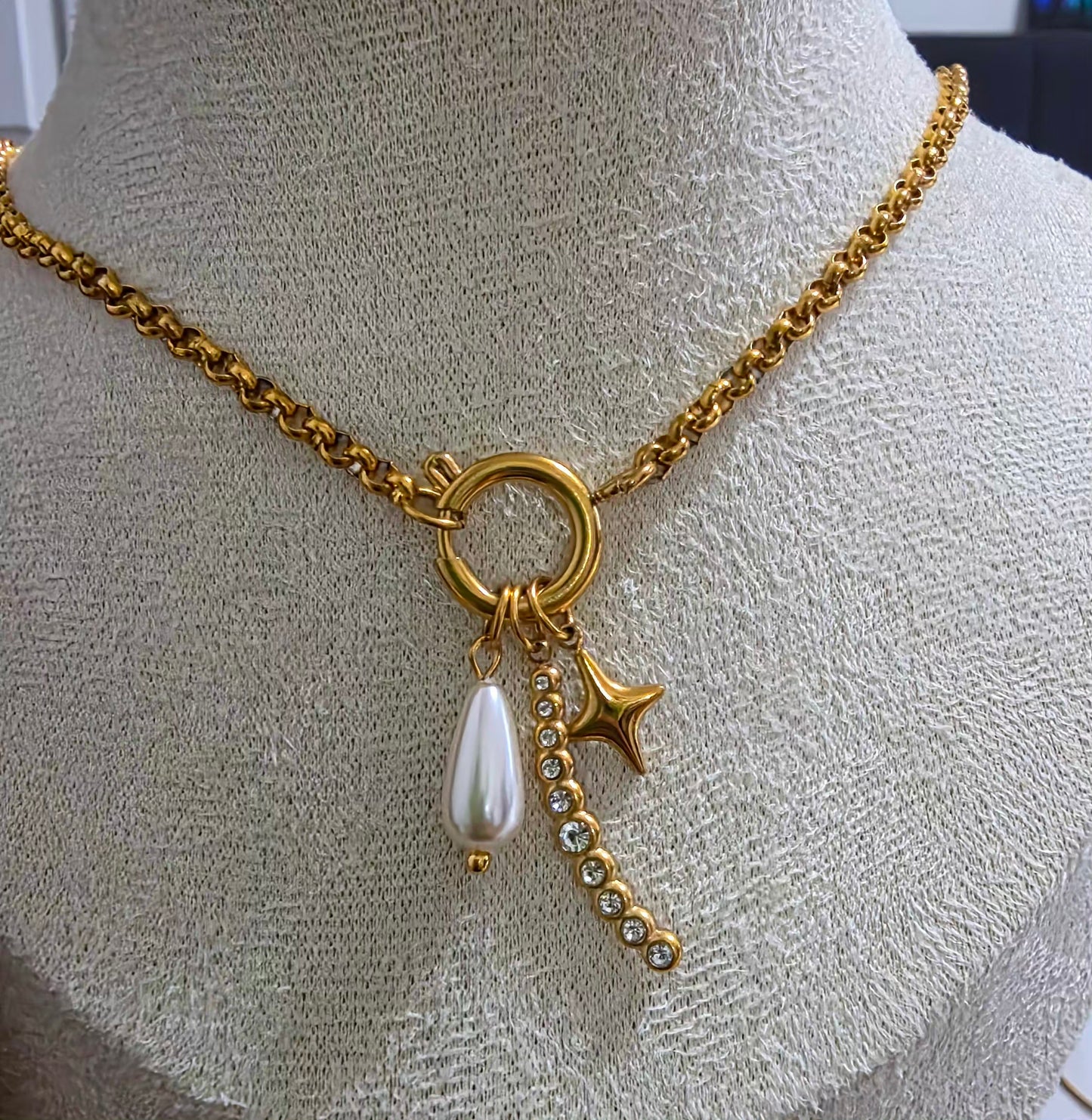 Golden Luxe Charm Necklace
