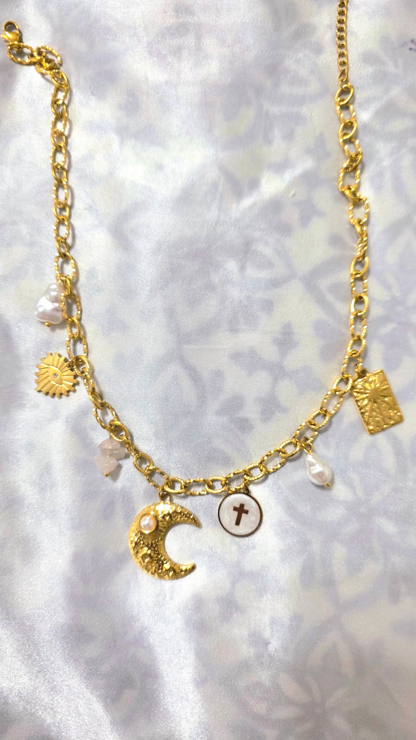 Celestial Faith Charm Necklace