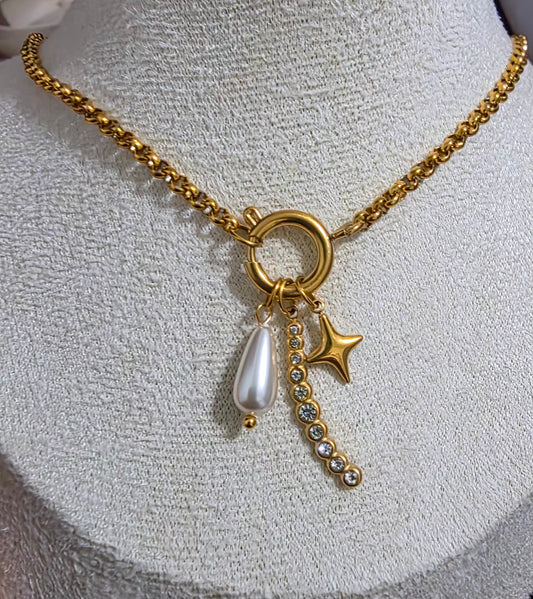 Golden Luxe Charm Necklace