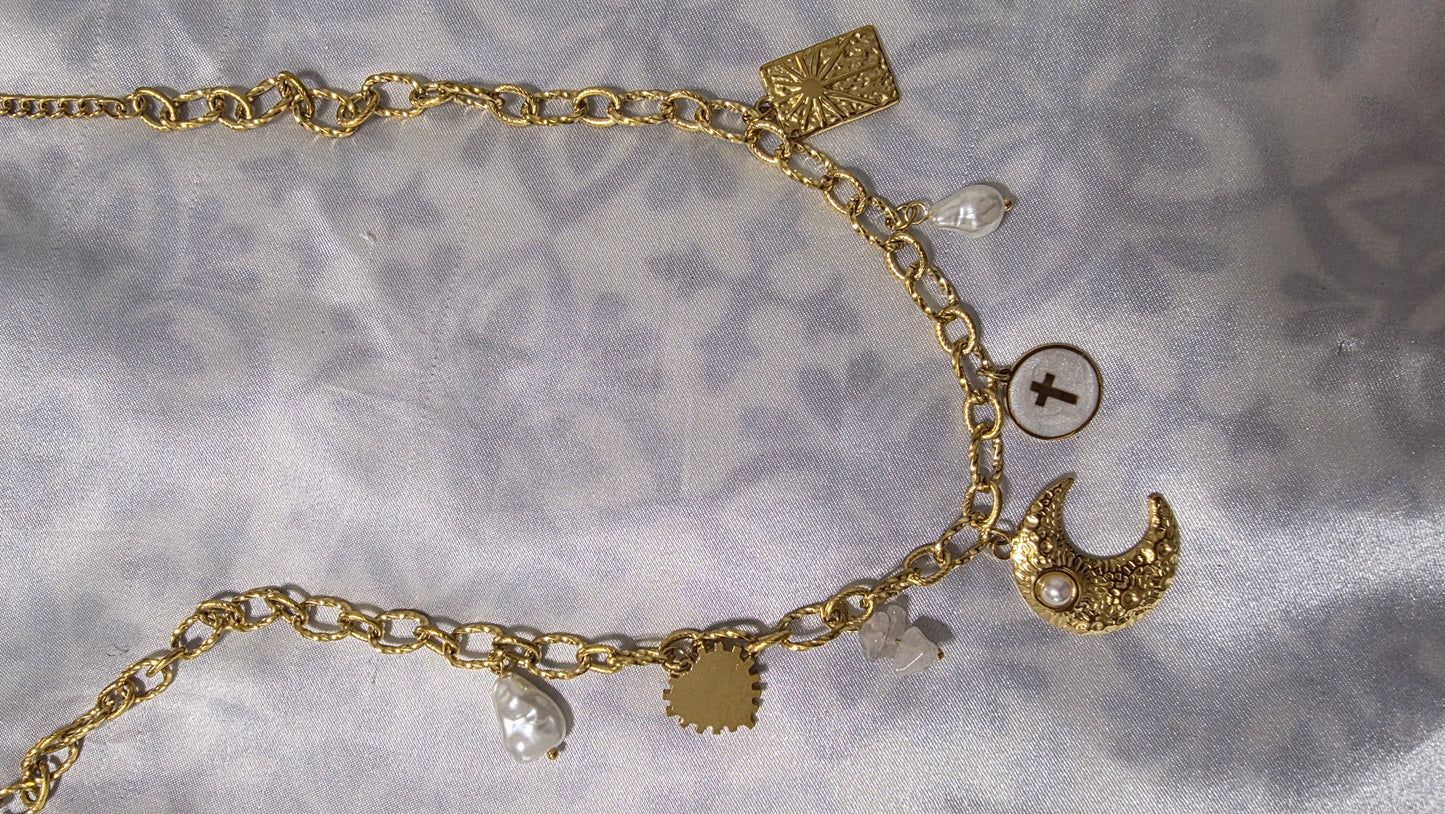 Celestial Faith Charm Necklace