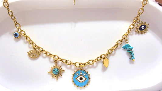 🧿 Turquoise Evil Eye Protection Bracelet
