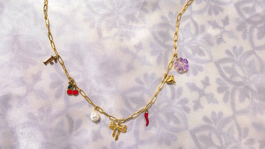 Charmed whimsy necklace