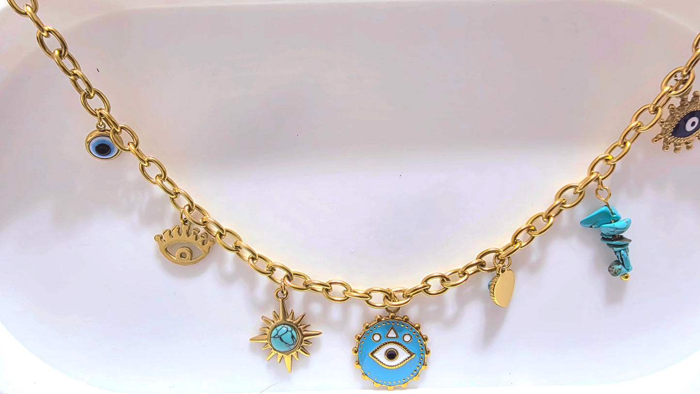 🧿 Turquoise Evil Eye Protection Bracelet